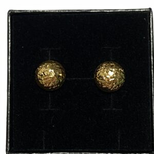 K18 cutball earrings 1.83grams | 10mm